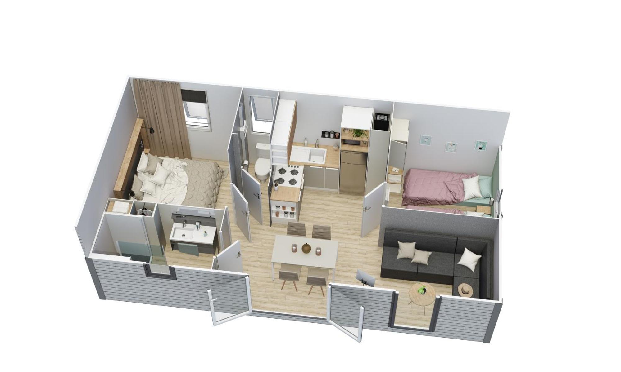 Happymobilhome Argeles-Sur-Mer -Plage A 500M- Camping 4 Etoiles Del Mar Buitenkant foto