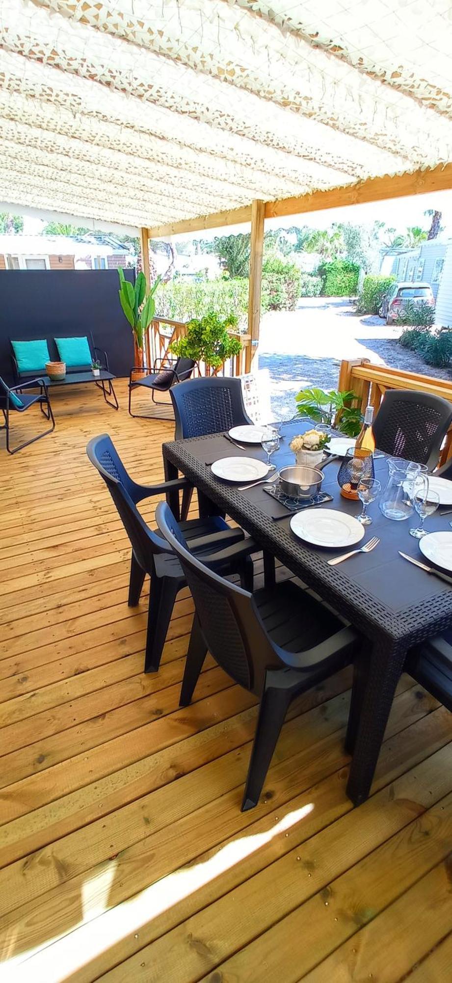 Happymobilhome Argeles-Sur-Mer -Plage A 500M- Camping 4 Etoiles Del Mar Buitenkant foto