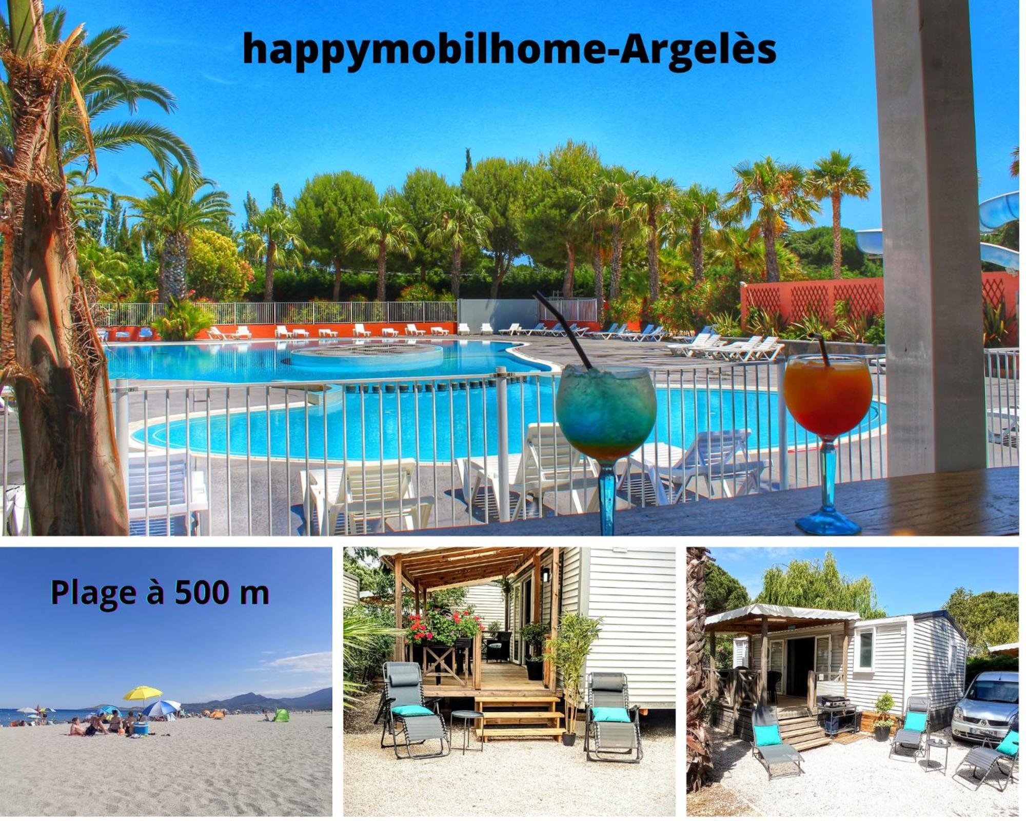 Happymobilhome Argeles-Sur-Mer -Plage A 500M- Camping 4 Etoiles Del Mar Buitenkant foto